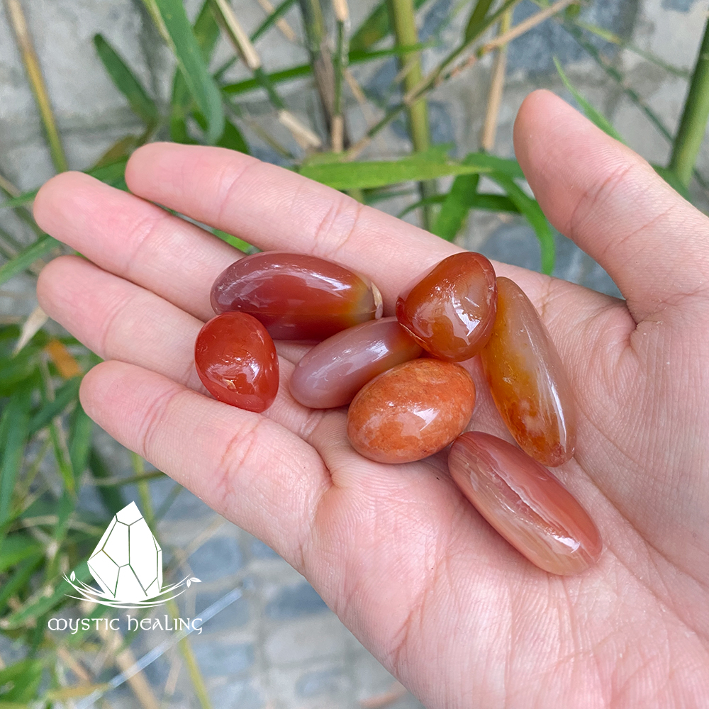 Đá Mài Carnelian (Hồng Ngọc Tủy) Mystic Healing